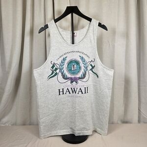 Vintage University of Hawaii Tank Top XL USA Made Fruit of the Loom
